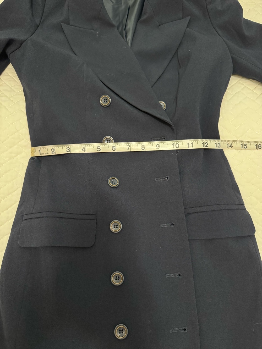 VENUS Navy Blue Mini Business Jacket Dress - Picture 13 of 13